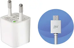 Зарядний пристрій EasyLink EL-197 + кабель microUSB 0.2m