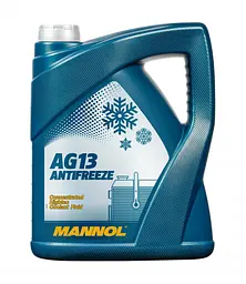 Антифриз MANNOL AG13 Concentrated Hightec Antifreeze концентрат -80 ° C зелений 5л MN4113-5