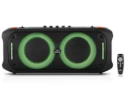 Портативная колонка REAL-EL X795 Boombox 70W Bluetooth, Echo Karaoke, TWS, RGB, Black - мініатюра 7