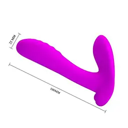 Вібратор Pretty Love Remote Control Massager фіолетовий - мініатюра 6