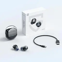 Bluetooth навушники - бездротові tws Soundpeats Clear Dots Pods cream (білі) - мініатюра 4