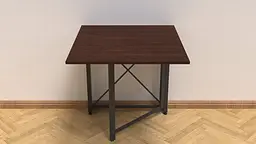 Стіл-книга трансформер Оріон 1 Ferrum-decor 750x810x730 Чорний метал ДСП Венге Магія 16 мм (FRD-105426) - мініатюра 7