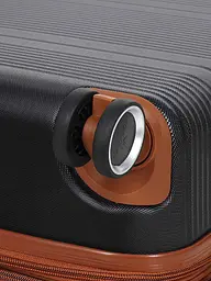 Валіза середня M ABS-пластик Worldline Airtex 629 67×45×27см 74л Чорна - мініатюра 12