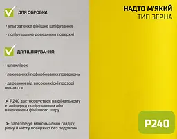Наждачний папір Alloid Building Tools на паперовій основі 115мм х 10м зерно 240 (SP-10240) - мініатюра 7