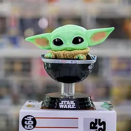 Ігрова фігурка Funko Pop! Мандалорець Малюк Ґрогу у візочку 9.6 см (76551) - мініатюра 5