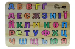 Cортер Арт-11229 "Абетка" дерев'яний PuzzleOK - мініатюра 3