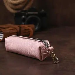 Стильна жіноча ключниця Shvigel 16538 рожева - мініатюра 8