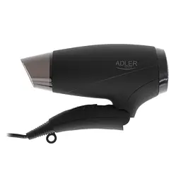 Фен Adler AD 2266, 1400 Вт концентратор 2 швидкості петля для підвішування компактний 1 шт. чорний (33705-IS) - мініатюра 2