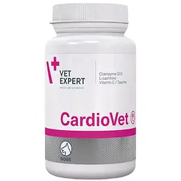 Vet Expert CardioVet кормова добавка для підтримки серця у собак, 1 таблетка