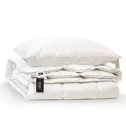 Набір MirSon шовковий №9524 Luxury Exclusive Silk Kapok демі ковдра 200х220 см + 2 подушки білий (2200010805468) - мініатюра 3
