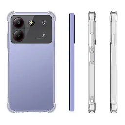 TPU чохол GETMAN Ease logo посилені кути для ZTE Blade A54 4G Безбарвний (прозорий) - мініатюра 3