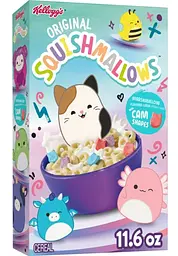 Сухий сніданок Kellogg's Squishmallows Breakfast Cereal Original with Marshmallows 328г