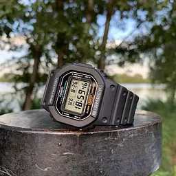 Протиударні годинники чоловічі наручні оригінальні японські Casio G-Shock DW-5600E-1VER з полімерним ремінцем - мініатюра 4