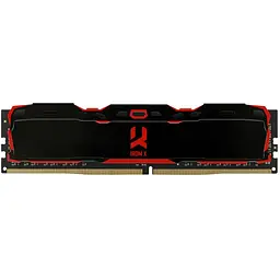 Пам'ять DDR4 8192M 3200MHz GoodRAM IRDM X Black, Retail