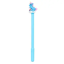 Дитяча гелева ручка Єдиноріг Bambi 016(Blue) синій, 17,5 см