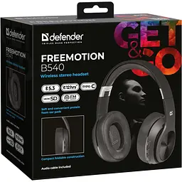 Навушники FreeMotion B540 Bluetooth Black (63540)