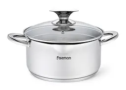 Каструля Elegance із нержавіючої сталі Fissman Ø18хØ15,5х9 см kuh0007841 - мініатюра 1