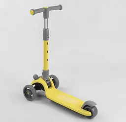 Самокат Best Scooter 62х17х31 см Жовто-сірий 000231464 - мініатюра 3