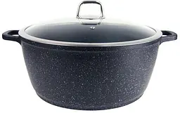 Каструля з кришкою Bohmann BH-7350-26-MRB 26 см 5 л сіра - мініатюра 2