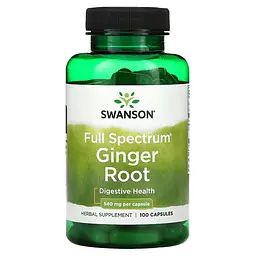 Корінь Імбиру Ginger Root 540 мг - 100 капсул