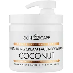 Крем для тіла Dead Sea Collection Skin Care Зволожувальний та живильний З кокосовою олією 500 мл (7290107427647)