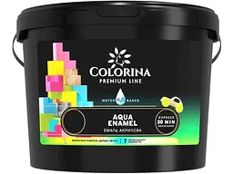 Емаль акрилова COLORINA 2.0 білий глянцевий AQUA ENAMEL
