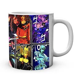 Кружка GeekLand Неймовірні пригоди ДжоДжо JoJo's Bizarre Adventure Головні герої Колаж JJ 02.412 - мініатюра 3