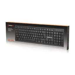Клавіатура REAL-EL RK-510 USB Black (EL123100053) - мініатюра 7