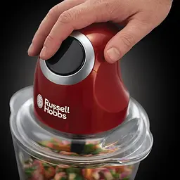 Подрібнювач Desire, 200Вт, чаша-1000мл, скло, корпус-пластик, червоний Russell Hobbs kuh0015529 - мініатюра 3
