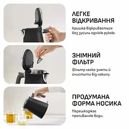 Електрочайник Tefal Collection чорний 1.68 л (KI6668E0) - мініатюра 10