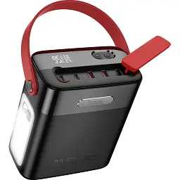 Зовнішній акумулятор Hoco J143 Title 80000mAh 22.5W Black [125415] - мініатюра 3