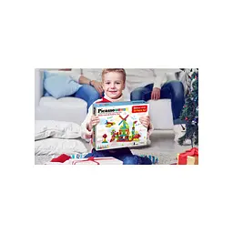 Конструктор Picasso Tiles Hedgehog Building Blocks Set 112 деталей (817338022631) - мініатюра 6