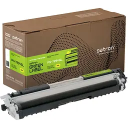 Картридж Canon 729, Yellow, LBP-7010/7018, 1000 стор, Patron Green (PN-729YGL)