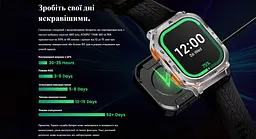 Смарт-годинник Kospet Tank M3 Ultra наручний silver (16428) - мініатюра 7