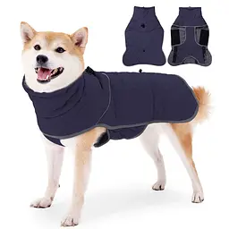 Зимова куртка для собак Wan Talk High Quality Winter Dog Clothes, Navy Blue, S