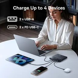 Зовнішній акумулятор Baseus Blade H1 Lite 20000mAh 100W Black (P10021604123-00) [154903] - мініатюра 6