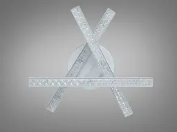 Стельова LED люстра Romin біла 48W три модулі до 8 м² - мініатюра 3