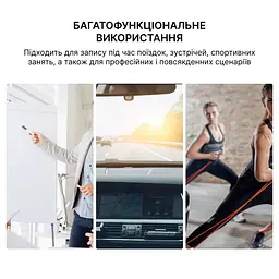 Міні боді камера 1080P з нічним баченням, мікрофоном та поворотним об'єктивом з кутом огляду 130° - мініатюра 6