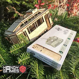 Дерев'яний конструктор Трамвай Sanok SW1 | Woodzle | 151 деталь - мініатюра 9