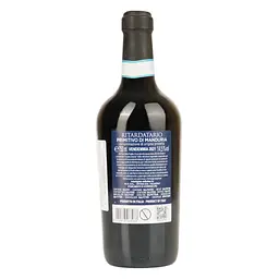 Вино Cantina Sava Ritardario Primitivo Di Manduria DOP  червоне сухе 14% 0.75 л - мініатюра 2