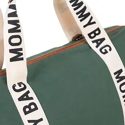 Сумка Childhome Mommy bag Signature - Canvas Green, зелена (CWMBBSCGR) - мініатюра 7