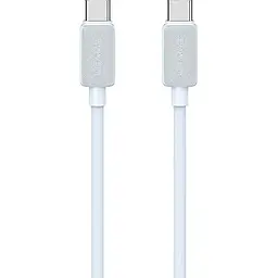 Кабель Usams US-SJ691 USB-C to USB-C 60W 1m Blue (SJ691USB03) [153574] - мініатюра 1