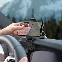 Кріплення для телефону Baseus Big Mouth Pro Car Mount чорний Applicable to centre consoleSUDZ-A01 - мініатюра 5