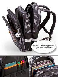Шкільний ортопедичний рюкзак 3 в 1 для хлопчика School Standard 38х30х18 см Майнкрафт для першокласника (Full 150-44) - мініатюра 7