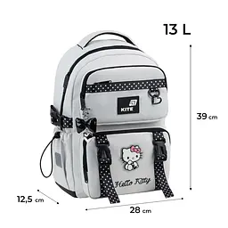 Рюкзак для початкової школи Kite Education 1022 HK Сірий (HK26-1022M) - мініатюра 3