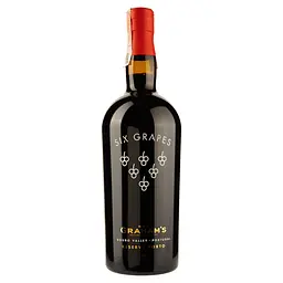 Уцінка. Вино портвейн Graham's Six Grapes Reserve, червоне, солодке, 20%, 0,75 л (32511)  - мініатюра 1