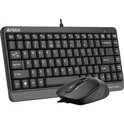 Комплект (клавіатура+мишка) A4Tech F1110 USB Grey - мініатюра 3