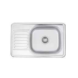 Кухонна мийка Kroner KRP Satin - 6642 (0,8 мм) (CV025281)