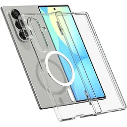 Чохол SGP Ultra Hybrid (MagFit) для Samsung Galaxy Z Fold7 Прозорий - мініатюра 5