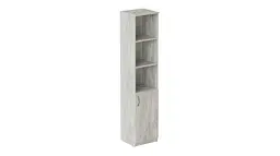 Пенал Анжело Ferrum-decor на 4 полиці з 1 дверима 1900x400x380 ДСП Бетон 16 мм (FRD-104916)